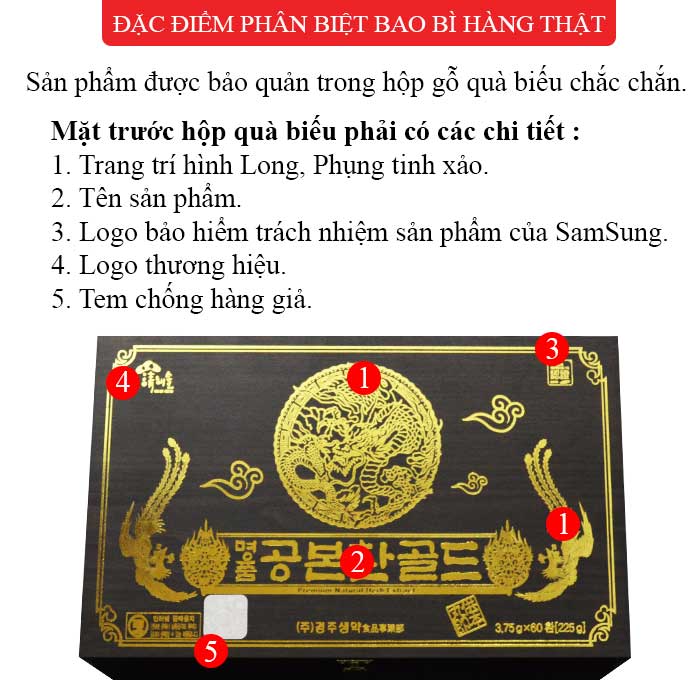 Hộp Đông trùng hạ thảo hàn quốc 60 viên