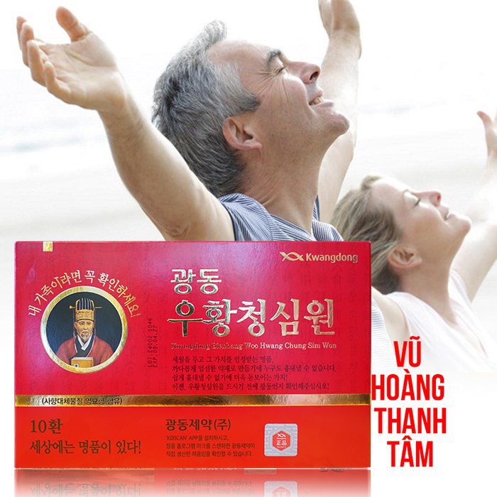 An cung ngưu hoàng hoàn Hàn Quốc thần dược với bệnh nhân tai biến.