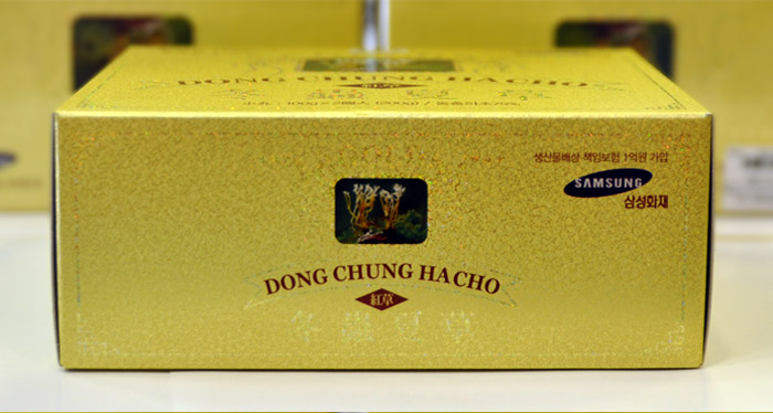 Tem chứng nhận Viên đông trùng hạ thảo gold Hàn Quốc thật