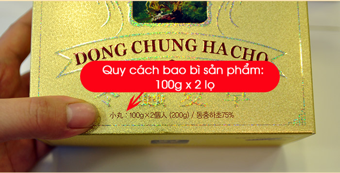  viên đông trùng hạ thảo gold Hàn Quốc 6