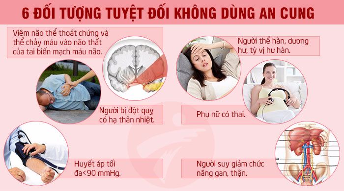 Nhóm người tuyệt đối không được sử dụng an cung ngưu Trung Quốc