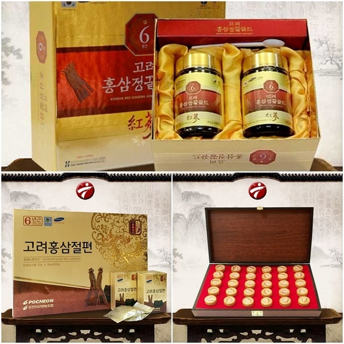 Các hộp quà từ nhân sâm có mức giá trung bình Các hộp quà từ nhân sâm có mức giá trung bình