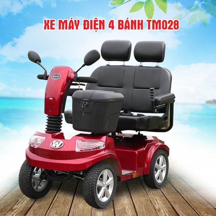 Xe máy điện 4 bánh cho gia đình TM028 1