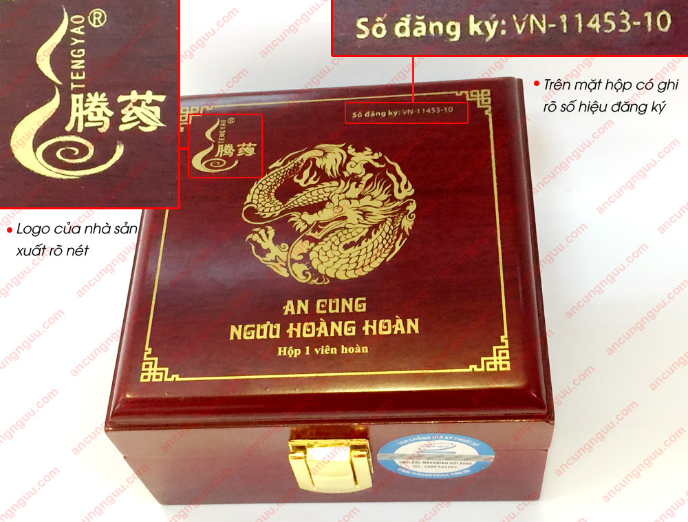 An cung ngưu hoàng hoàn Đông Á A028 4 An cung ngưu hoàng hoàn Đông Á A028 4