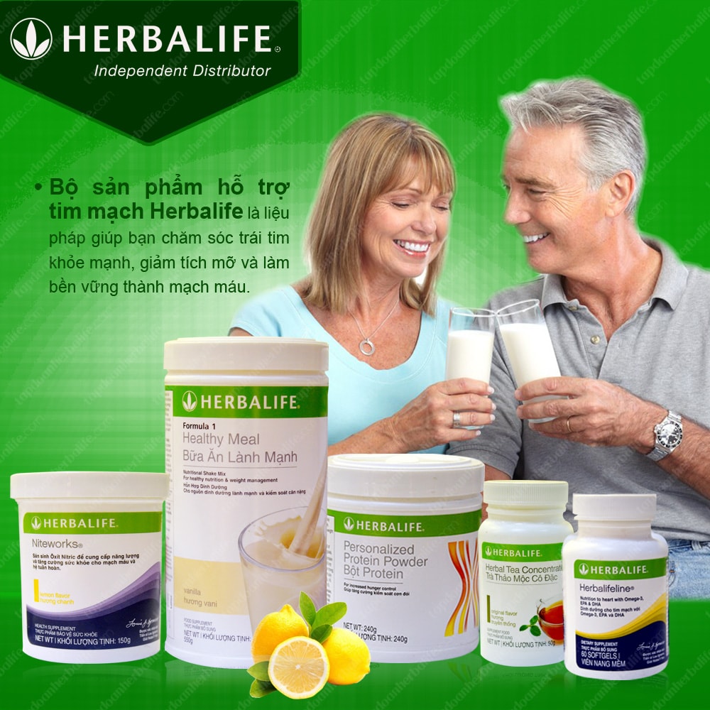 Bộ sản phẩm Herbalife hỗ trợ bệnh tim mạch 1