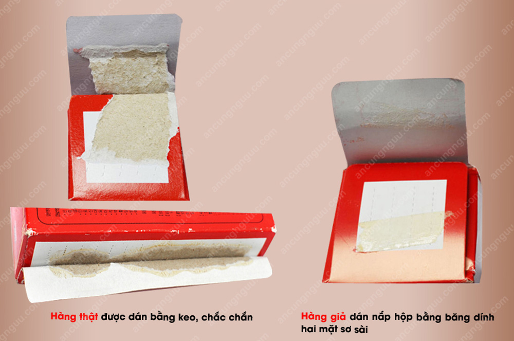 Cách phân biệt an cung ngưu hoàng hoàn hàn quốc thật giả 18 Cách phân biệt an cung ngưu hoàng hoàn hàn quốc thật giả 18