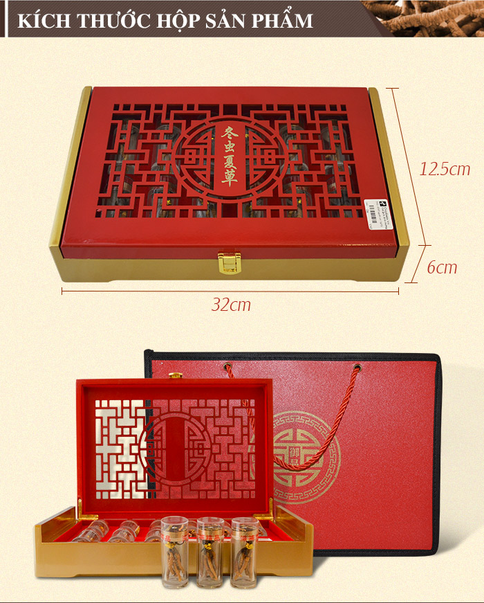 Đông trùng hạ thảo đặc biệt loại 20g D006 2 Đông trùng hạ thảo đặc biệt loại 20g D006 2