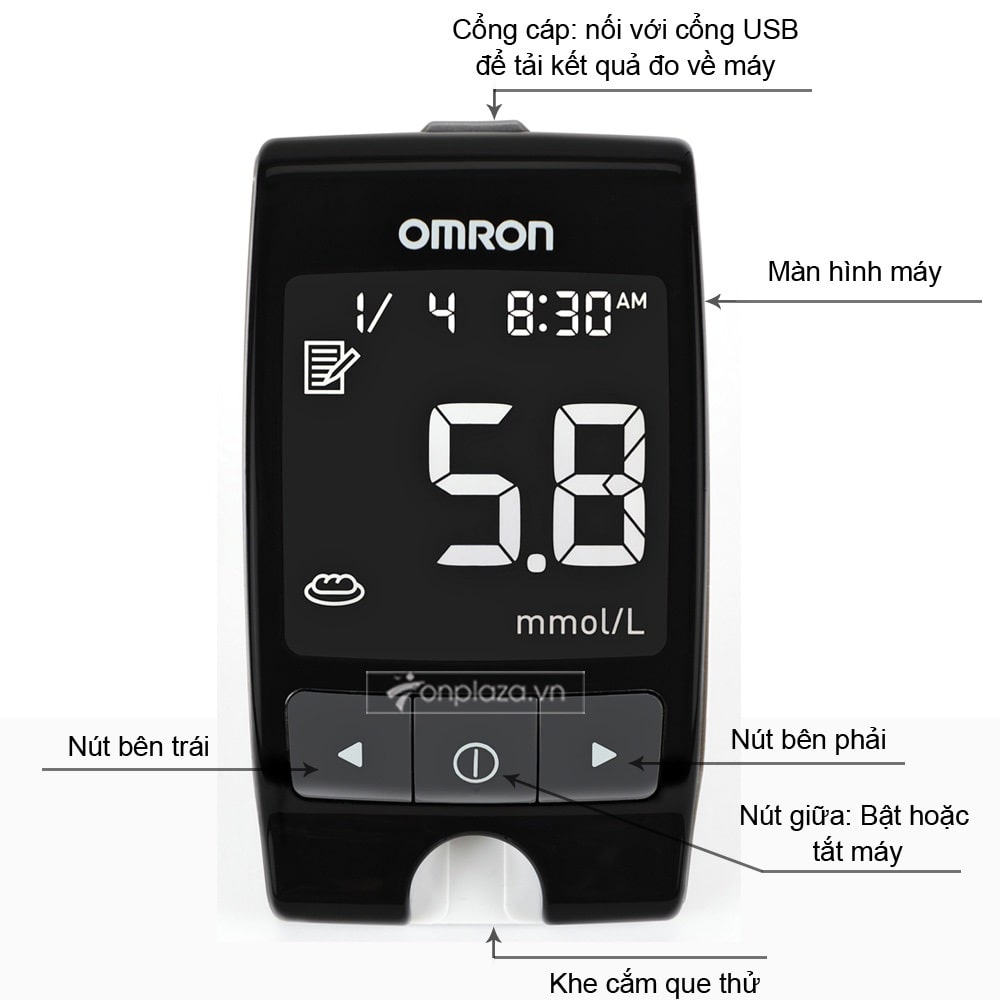 Máy đo đường huyết HGM-111( Loại tiêu chuẩn) TM017 2