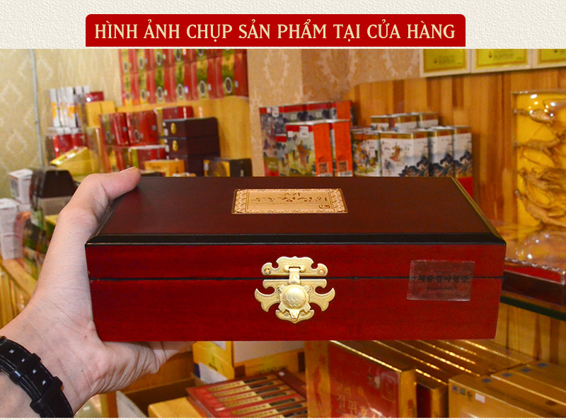 Ngưu hoàng thanh tâm Hàn Quốc hộp gỗ (10 viên/ hộp) A034 6 Ngưu hoàng thanh tâm Hàn Quốc hộp gỗ (10 viên/ hộp) A034 6