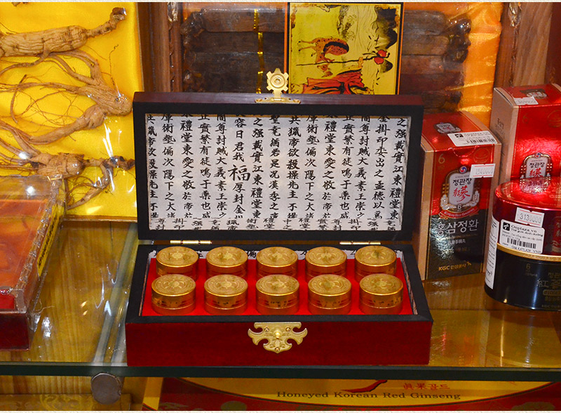 Ngưu hoàng thanh tâm Hàn Quốc hộp gỗ (10 viên/ hộp) A034 7 Ngưu hoàng thanh tâm Hàn Quốc hộp gỗ (10 viên/ hộp) A034 7