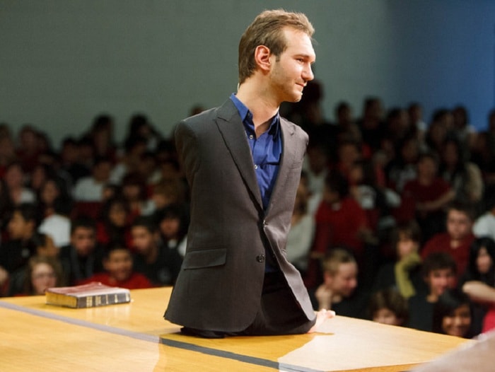 Nick Vujicic là người khuyết tật nổi tiếng trên thế giới