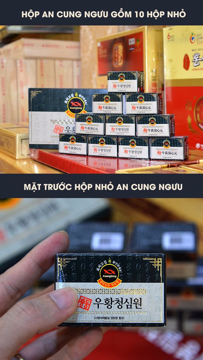so sánh kiện não hoàn hộp xanh chính hãng và hàng giả 7