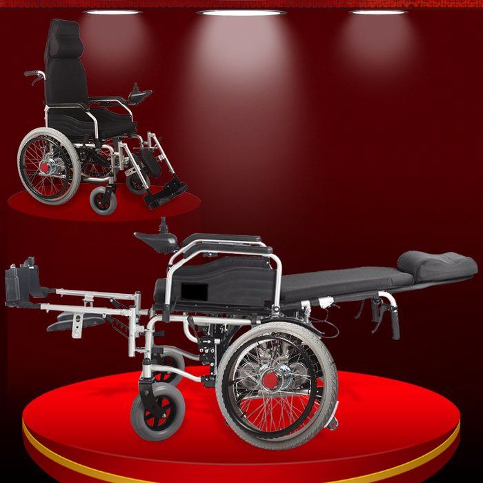 Xe lăn điện nhập khẩu cao cấp dành cho người khuyết tật, người bệnh ( vành đúc) TM034N